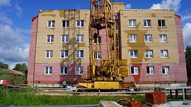 Construction of four-storey 24-apartment building for factory employees commenced